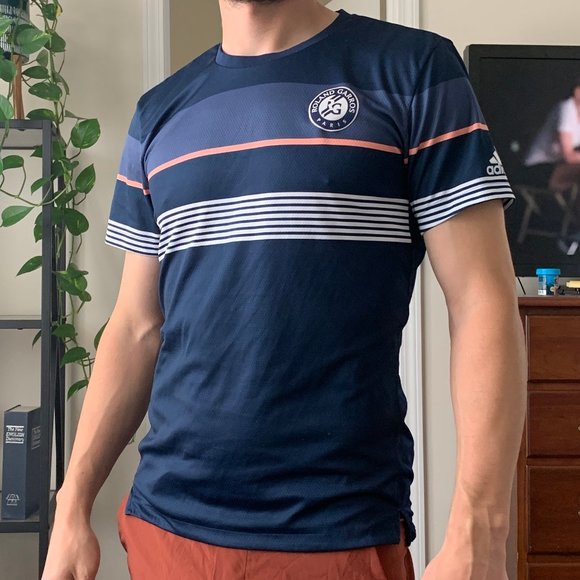 Adidas Roland Garros Tennis Top (Mens Small) - Picture 1 of 5